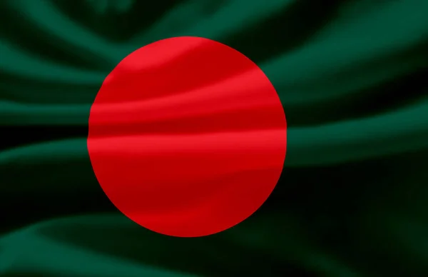 Bangladesh acenando ilustração bandeira . — Fotografia de Stock