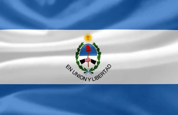 San Juan acenando bandeira ilustração . — Fotografia de Stock