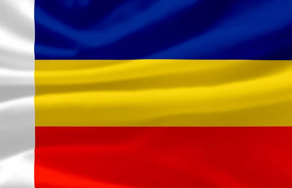 Rostov sventola bandiera illustrazione . — Foto Stock