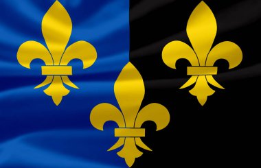 Monmouthshire dalgalı bayrak illüstrasyon.