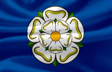 Yorkshire sallanan bayrak çizimi.
