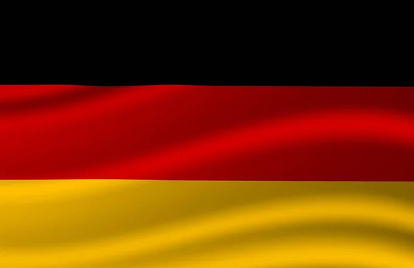 Germany waving flag illustration. — Stock Photo, Image