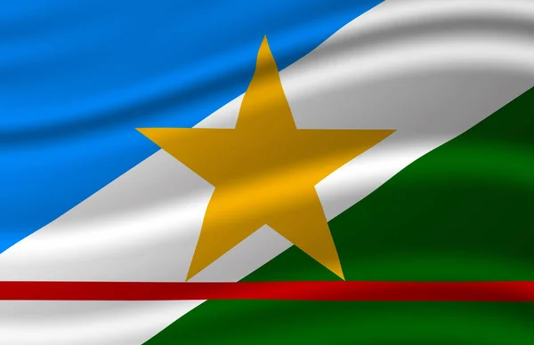 Roraima waving flag illustration. — Stock Photo, Image