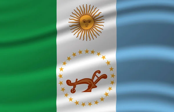 Chaco viftande flagga illustration. — Stockfoto