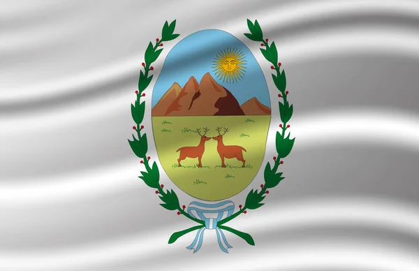 San Luis viftande flagga illustration. — Stockfoto