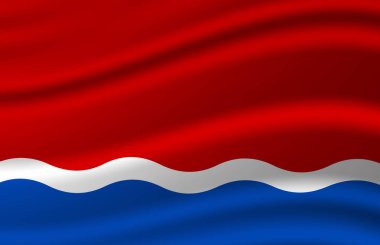 Amur sallanan bayrak illüstrasyon.