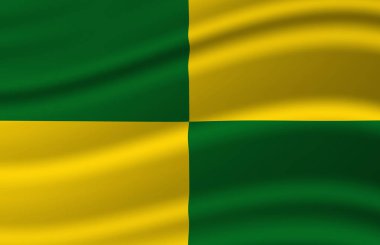 Pastaza dalgalı bayrak illüstrasyon.