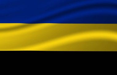 Gelderland bayrak illüstrasyon sallayarak.