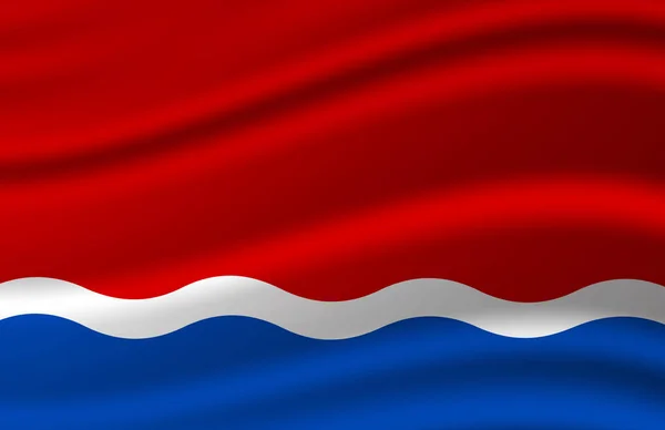 Amur zwaaiende vlag illustratie. — Stockfoto