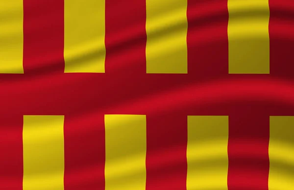 Northumberland zwaaiende vlag illustratie. — Stockfoto