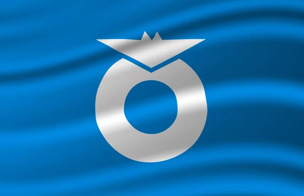 Sobetsu macha flaga ilustracji. — Zdjęcie stockowe