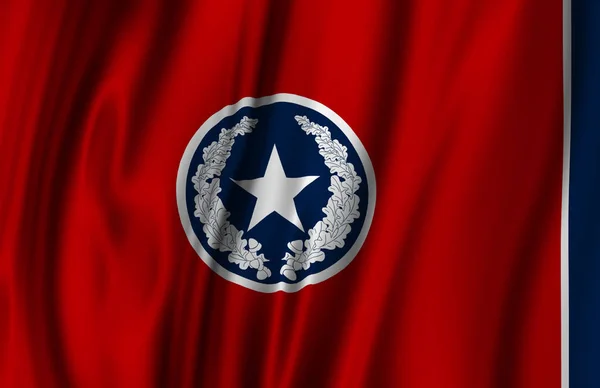 Chattanooga macha flaga ilustracji. — Zdjęcie stockowe