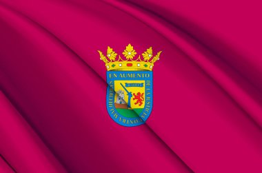 Alava 3d dalgalı bayrak illüstrasyonu.