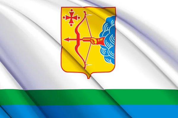 Кировская 3D-иллюстрация флага . — стоковое фото