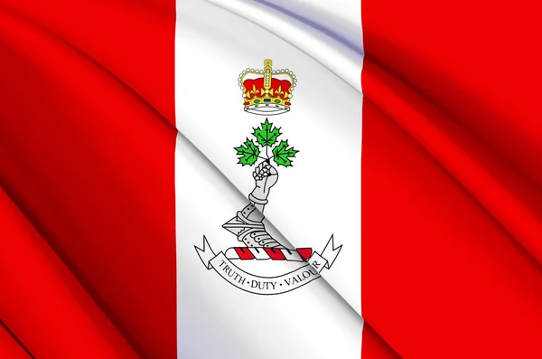 Иллюстрация флага Королевского военного колледжа Канады . — стоковое фото
