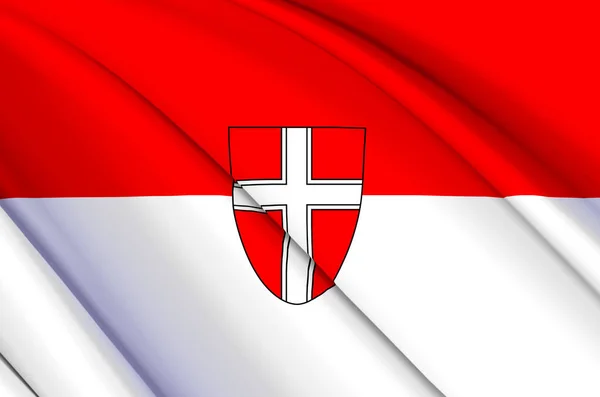 Венская иллюстрация флага 3D . — стоковое фото