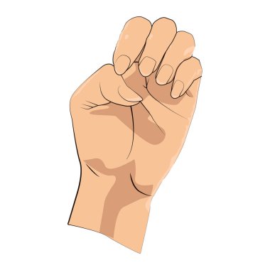 el parmakları yumruk ile