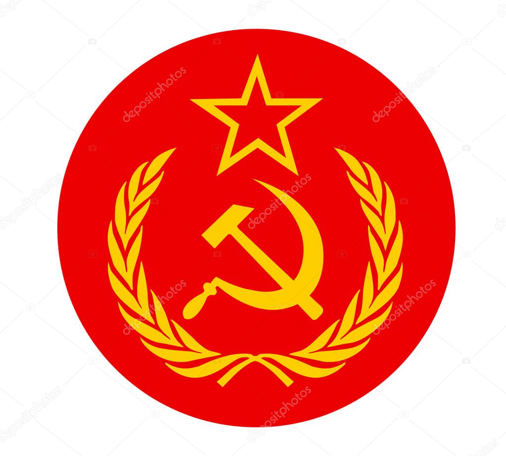 Flag of USSR - Union of Soviet Socialist Republics