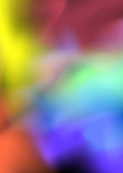 Abstrakter Hintergrund Aus Mehrfarbigem Transparentem Rauch Auf Schwarzem Hintergrund Holographische — Stockvektor