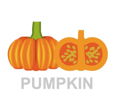 simgesi kabak bütün ve bölümünde