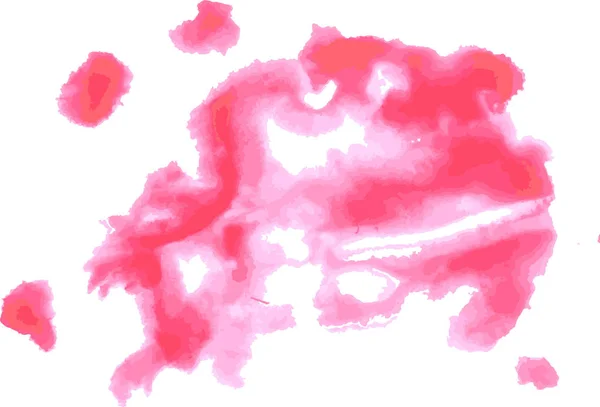 Akvarell Textur Röd Färg — Stock vektor