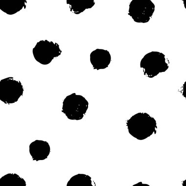 Polka noktaları basit arka plan. Elle çizilmiş