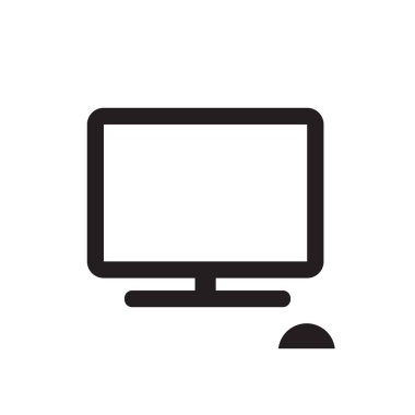 Bilgisayar siyah simgesi