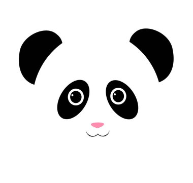 Sevimli panda yüz