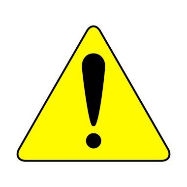 ünlem işareti, uyarı işareti vektörü.