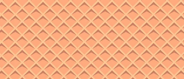 Waffle textura fondo, vector de arte — Vector de stock