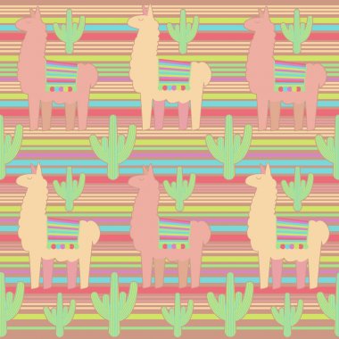 kaktüs sorunsuz tekrar arka plan ile lama