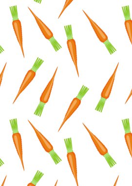 Turuncu havuç ile desen.