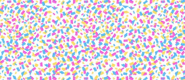 çok renkli Konfeti ile desen