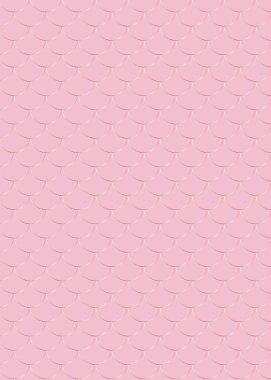 Balık pulu motifi. pembe arka plan üzerinde altın desen.