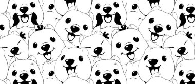 quokka desen illüstrasyon tarzı Düz