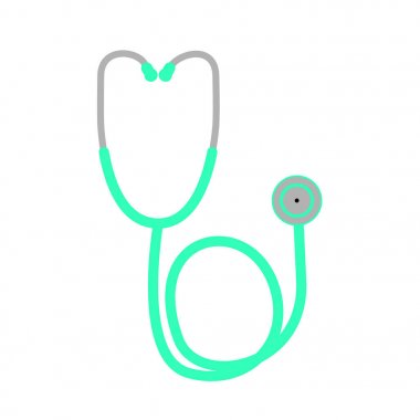 stetoskop simgesi izole