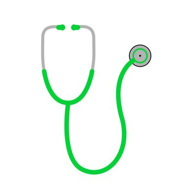 stetoskop simgesi izole