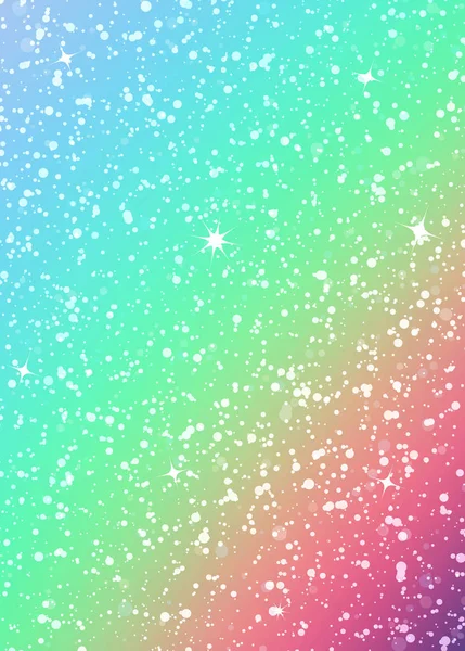 Background with rainbow and stars — Stock Vector