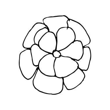 Elle çizilmiş karalama yayı. Davet, tebrik kartı için mükemmel