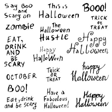 Cadılar Bayramı yazıtları seti