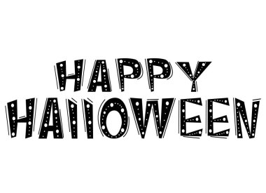 Cadılar Bayramın kutlu olsun metin afiş