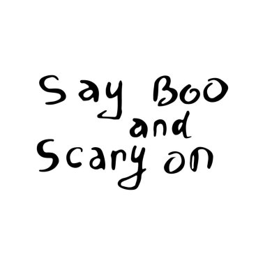 siyah boo demek ve Cadılar Bayramı'nda korkutucu