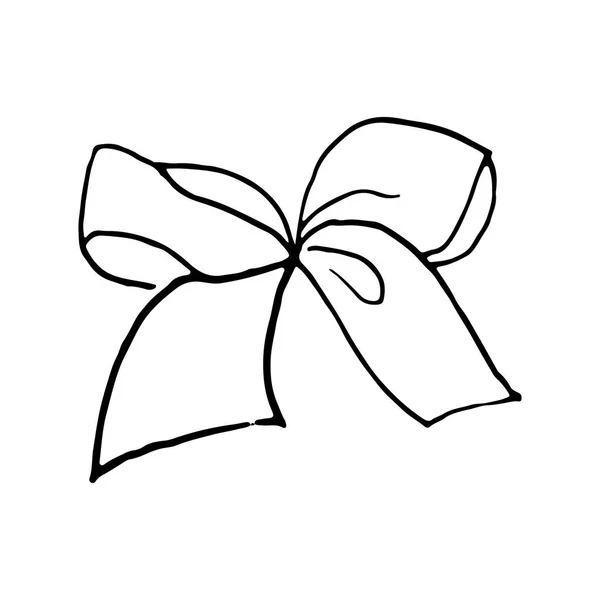 Arc de doodle dessiné à la main.Parfait pour invitation, carte de vœux — Image vectorielle