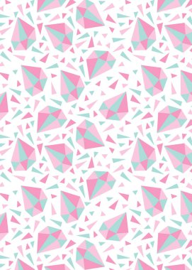 elmas ve üçgenler ile desen