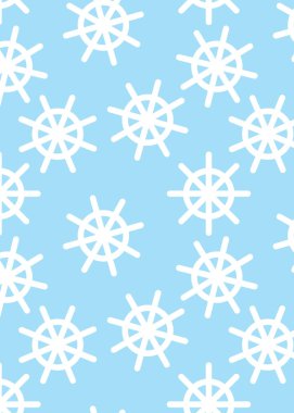 mavi üzerine düşen kar ile sorunsuz desen