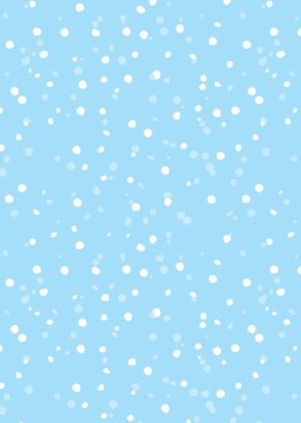 mavi üzerine düşen kar ile sorunsuz desen