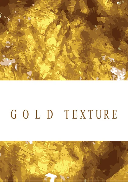 Gold Textur minimale beispiellose Vorlage — Stockvektor