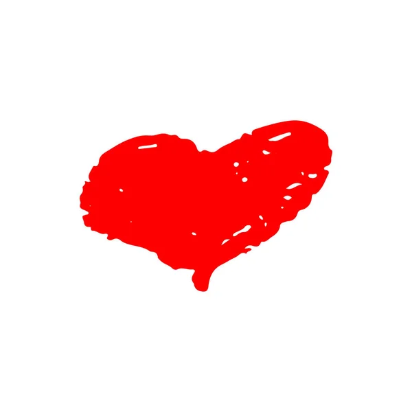 Heart vector. Hand drawn icon. — Stock Vector