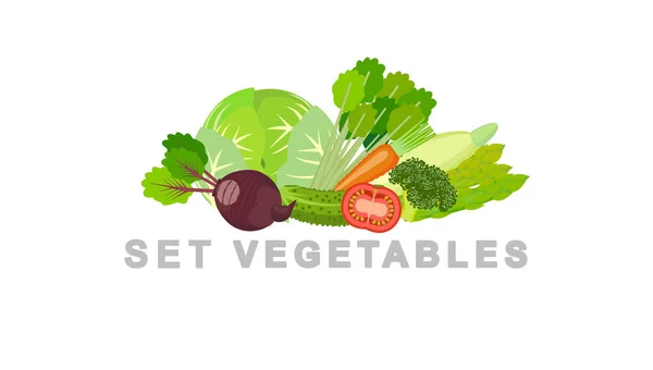 Zelenina v kuchyni — Stockový vektor