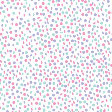 Pembe ve mor konfeti beyaz